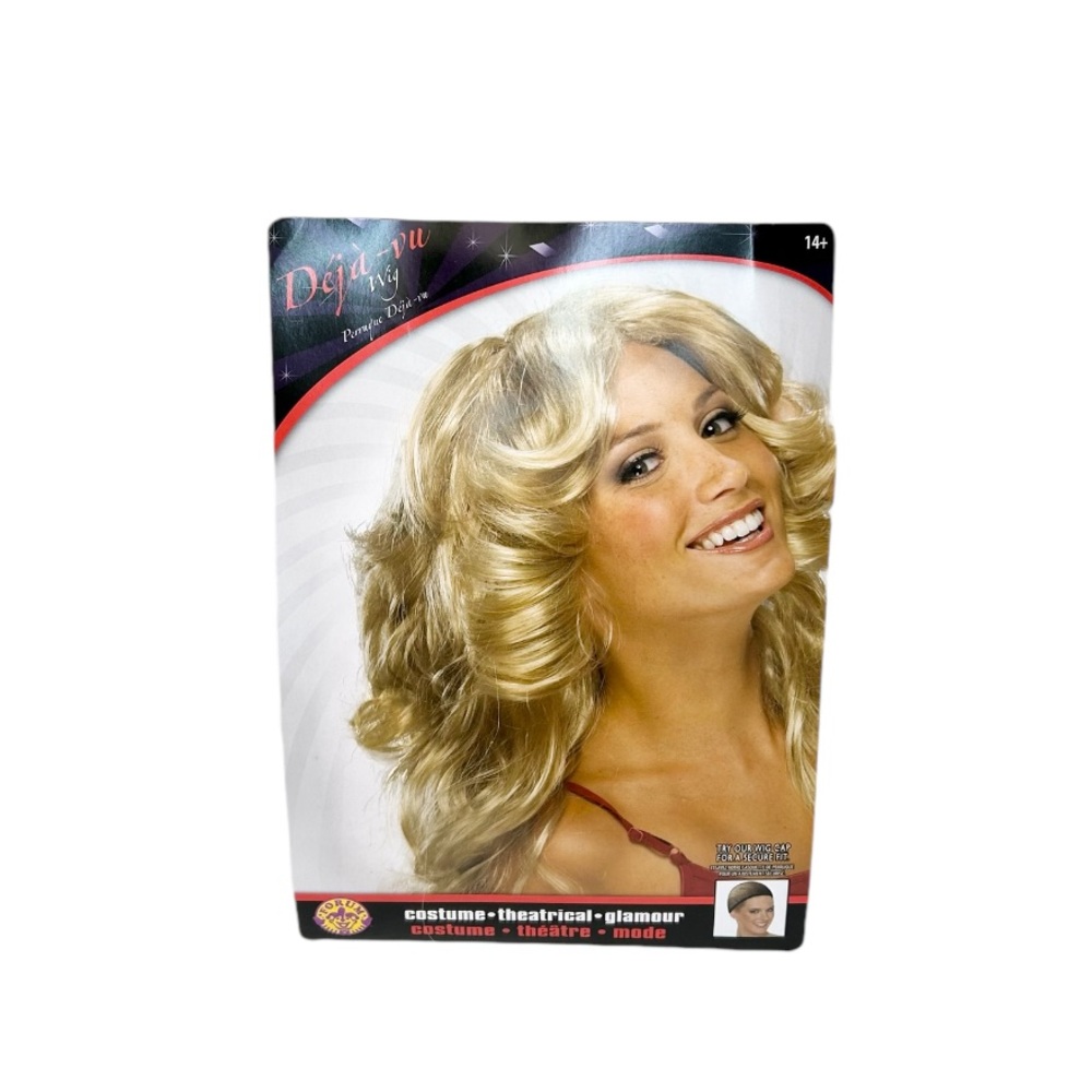 Deja-vu Long Blond Costume Cosplay Wig